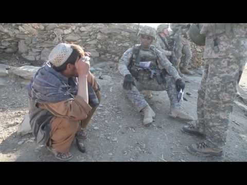 U.S. Soldiers in Shembowat Valley, Khost Province of Afghanistan.