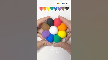 satisfying color mixing💖 클레이 색상섞기 힐링영상💕 guess the color #colors