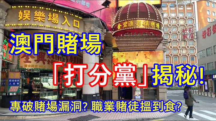 澳门赌场「打分党」揭秘! 专破赌场漏洞? 职业赌徒揾到食? - 天天要闻