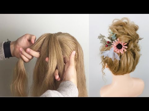 Kiểu Tóc Búi Cao Cô Dâu 2020 | Kiểu Tóc Búi Cao Đi Dự Tiệc - Kiểu Tóc Đẹp | Simple Hairstyle