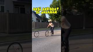 Aksi Akrobat Di Jalanan #shorts #faktaunik #viralvideo