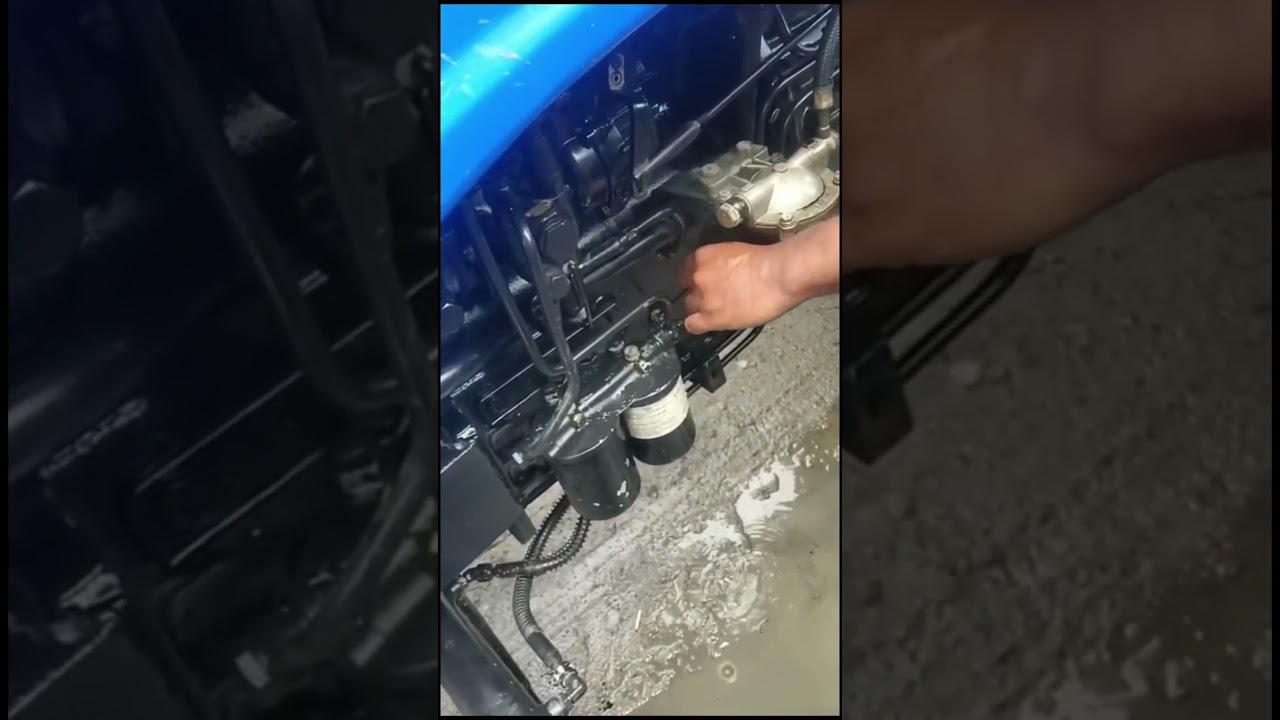 Tractor engine oil water mix 