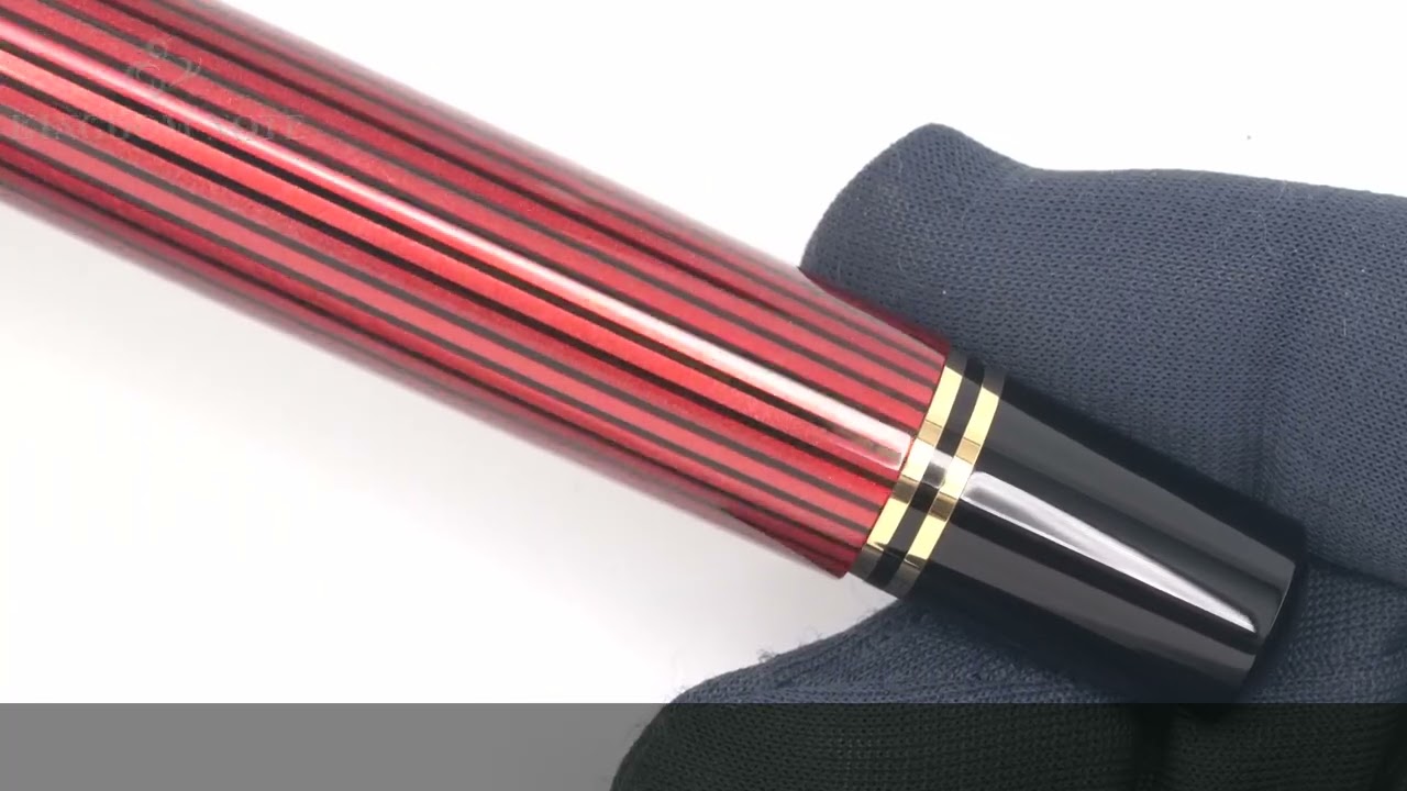 Pelikan ペリカン 万年筆 スーベレーン M800 レッドストライプ EF