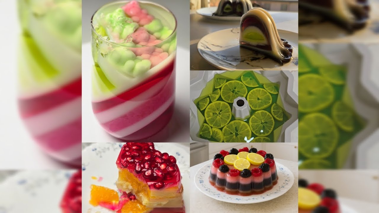 Let's make gorgeous jelly cake in 10 minutes 