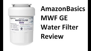 AmazonBasics water filter MWF GE refrigerator install