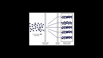 The Double Slit Experiment with Particles