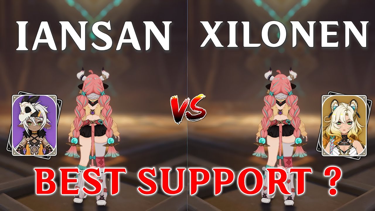 Xilonen vs Iansan !! BEST Support for C0 Varesa?? (Genshin Impact)