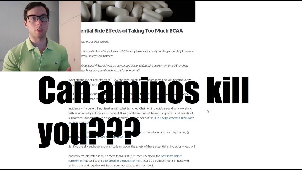 My opinion on amino acids, overloading, side effects when to take them