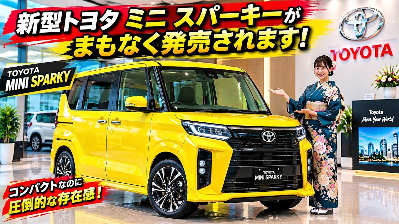 ミニスパンキー The New Toyota Mini Sparky Is Coming Soon! More Luxurious Exterior