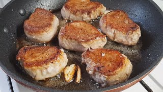 картинка: Медальоны с отличной корочкой. Свиная вырезка.