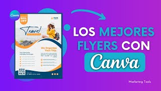 How to create a flyer in Canva | Design the best flyers with Canva | Marketing Tools