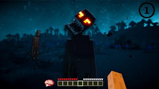 I added TERRIFYING Minecraft Horror mods to my world (Cave Dweller and Insanity Mod)