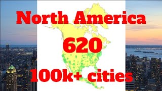 Naming all 620 100k+ cities in North America FROM MEMORY