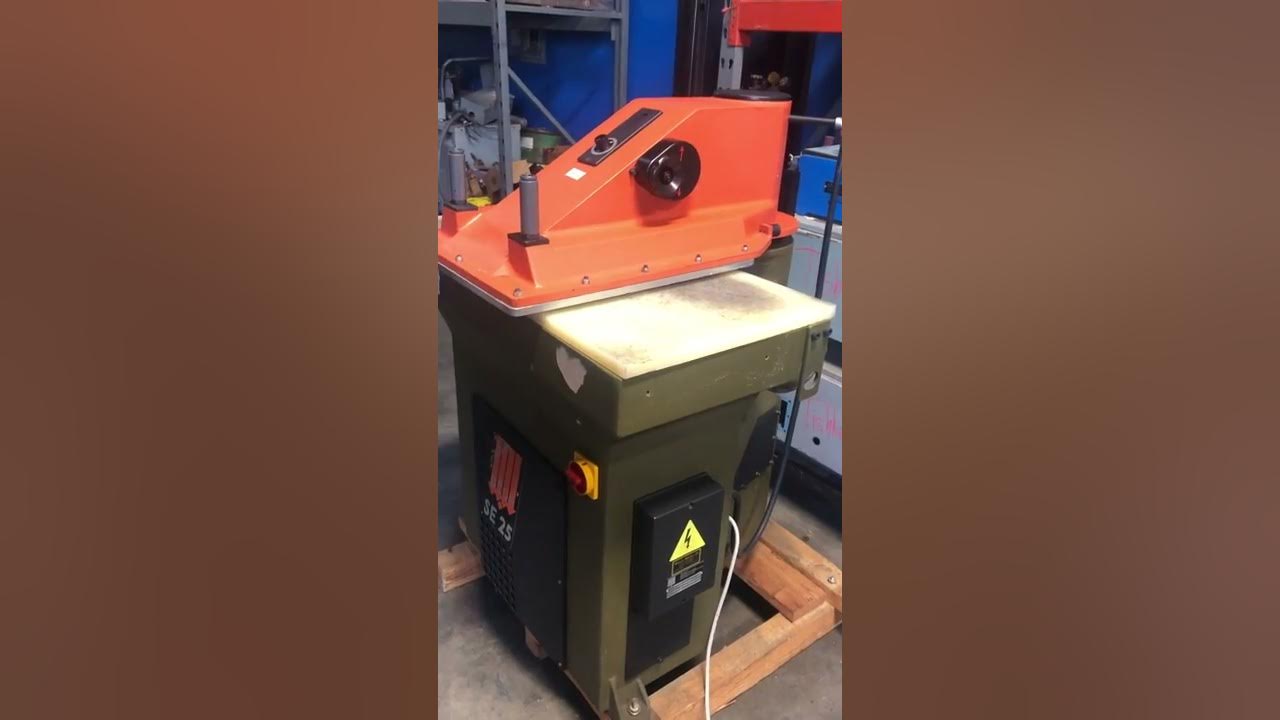 Atom Hydraulic Clicker Press 25 Ton Stock 8464HP YouTube