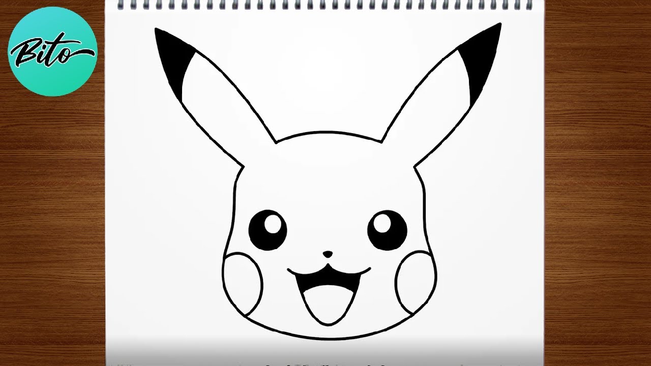 Como desenhar o Pikachu em 9 passos fáceis e rápidos