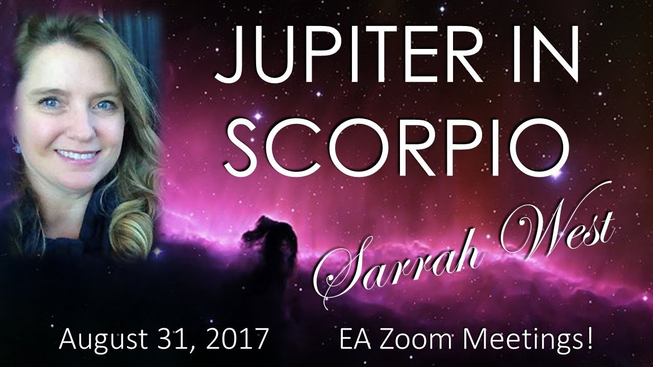 Sarrah Christensen : JUPITER IN SCORPIO