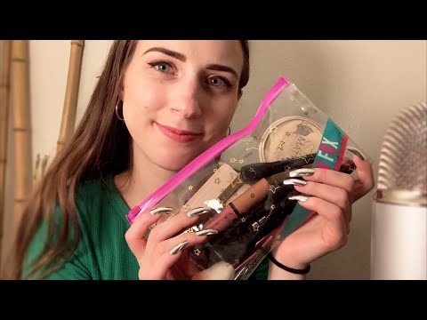 ASMR What's in my Makeup Bag? ✨ (tapping, whispers)