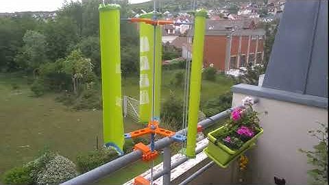 3D printed vertical axis wind turbine (Prototype)