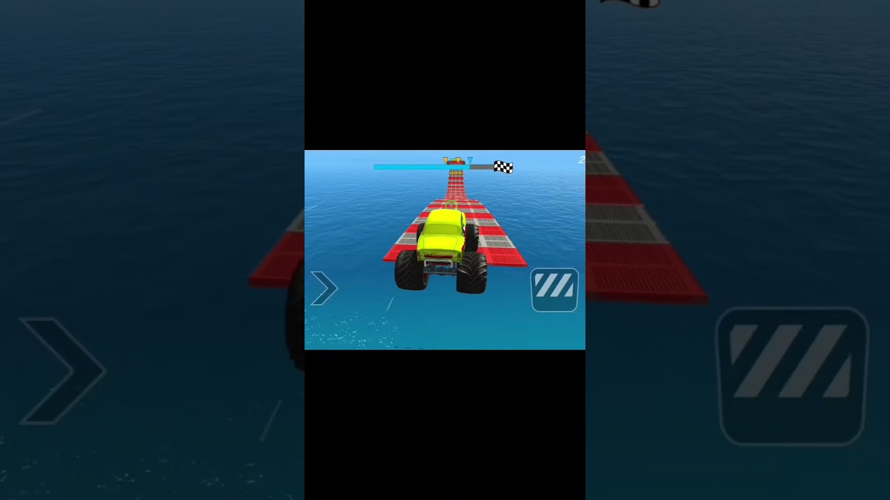 🤯Monster Truck🤬 Mega Ramp Extreme Racing Impossible GT Car Stunts Driving