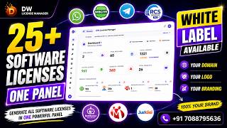single panel for multiple software licenses | license key generator