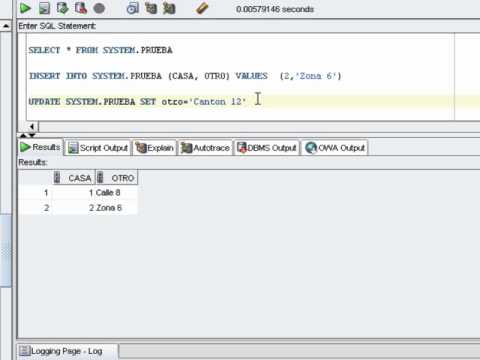 Tutorial de Oracle-Parte2-Modificacion de Tablas - YouTube