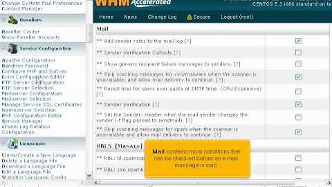 How to configure your outgoing mail server in WHM (SMTP) - WHM Service Tutorials