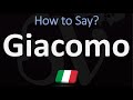 How to Pronounce Giacomo? (CORRECTLY) | Italian Name Pronunciation
