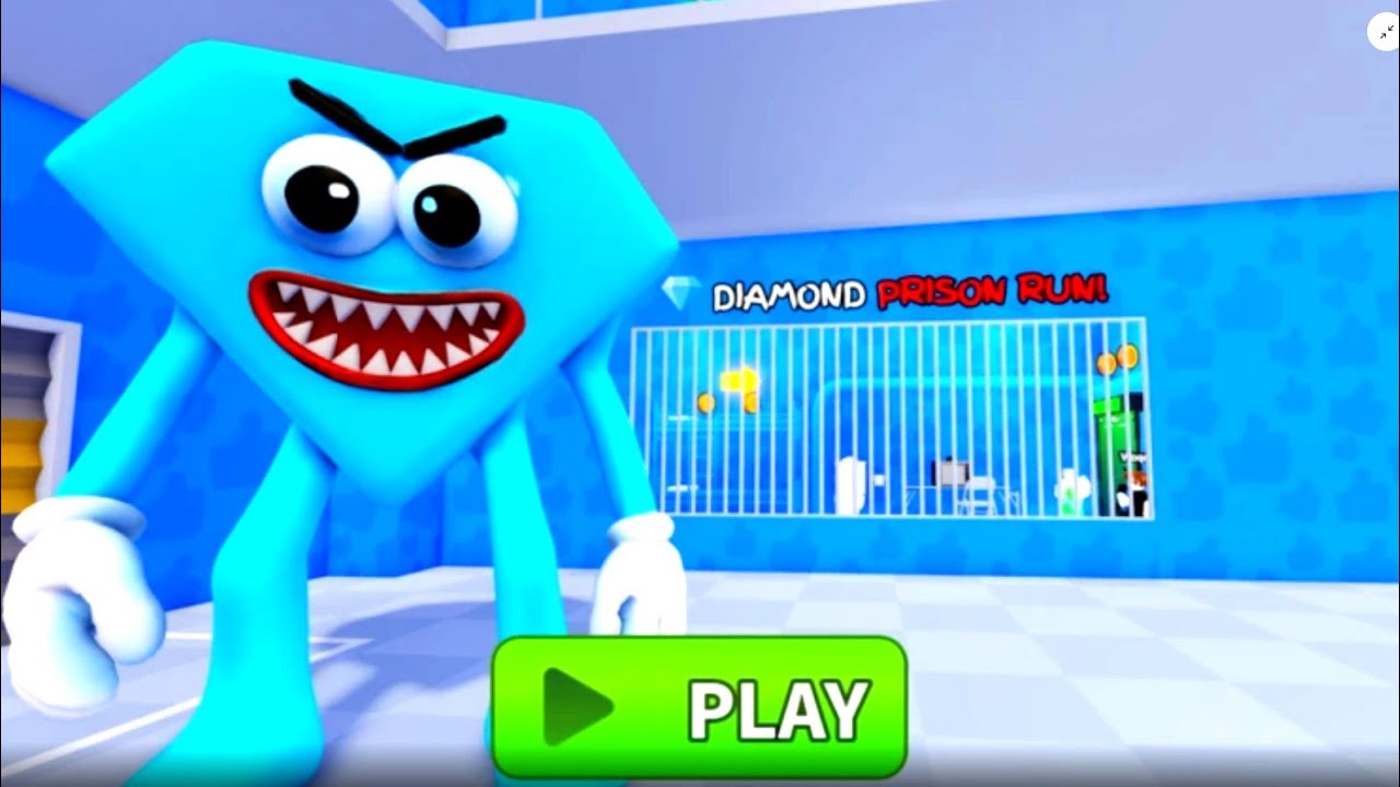 DIAMOND SHAPE PRISON RUN! (Obby) Roblox Gameplay Walkthrough No Death Challenge
