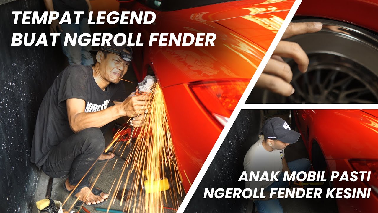 NGEROLL FENDER PORSCHE, BIAR FITMENTNYA POLL!! NGEROLL FENDER WAJIB KE TEMPAT INI!!