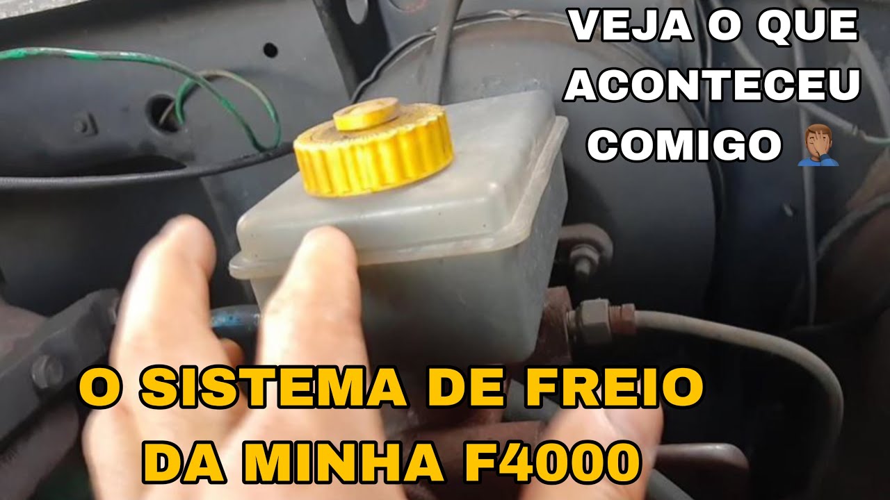 MOSTRANDO O SISTEMA DE FREIO DA MINHA F4000