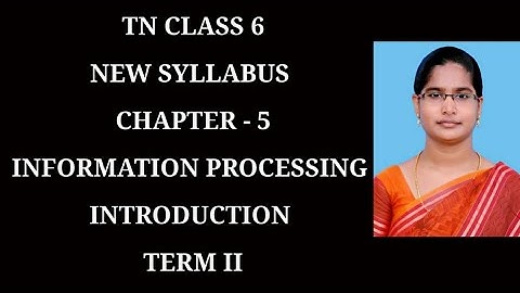 6th maths Term-2 ch-5 Information processing| Introduction | samacheer 2021
