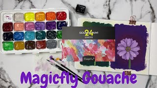 Magicfly Jelly Gouache Paint Set review & Speedpaint