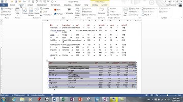 MS Word 2013-Tables Part 3