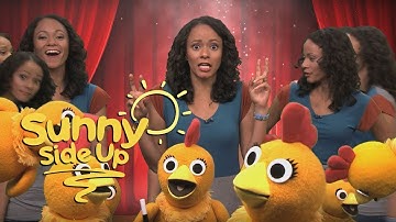 Sunny Side Up: Magic Trick Mishap! Multiplying Chicas! | Sprout (REUPLOADED)