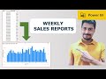 Transforming daily sales data into weekly sales reports with power bi