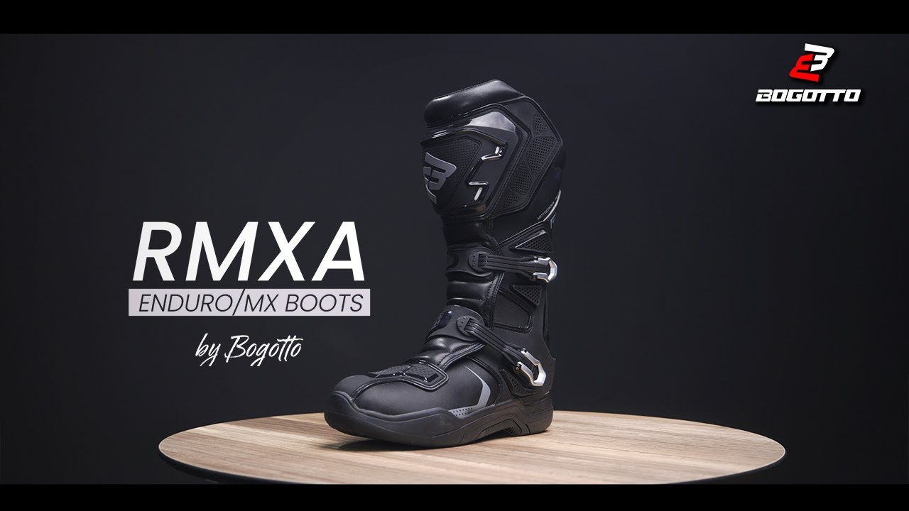 Bogotto RMXA Enduro / Motocross Boots - YouTube