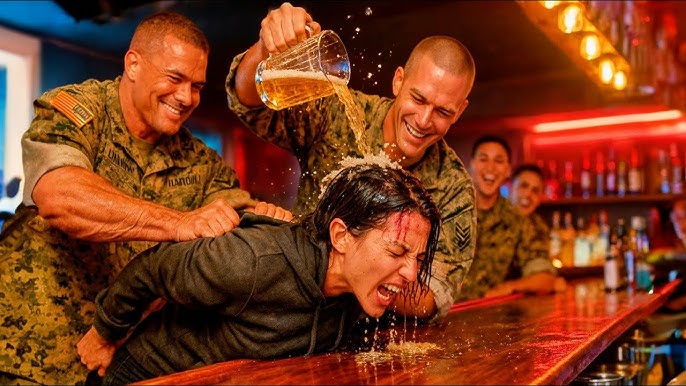 Drink it, btch!' They Spilled Drinks on Her—Unaware She's a Navy SEAL Who Commands Their Task Force - YouTube