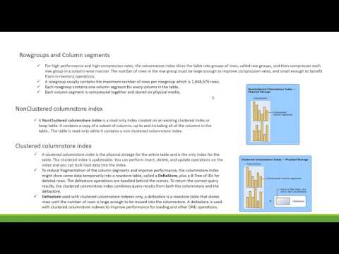 2 Row Group and Column Segments