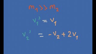 Elastic Collision Where m1 is MUCH Greater Than m2