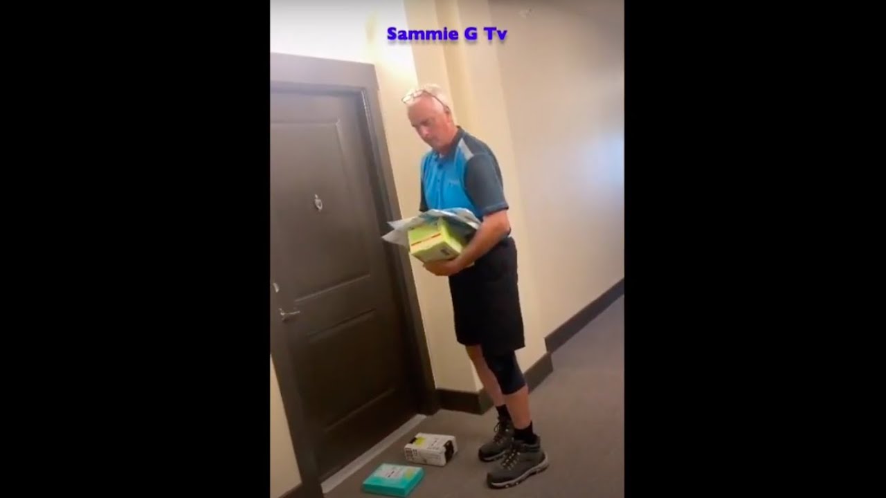 Amazon driver caught in the act stealing packages - YouTube