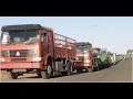 Looted construction trucks by the ethiopian federal government from tigray