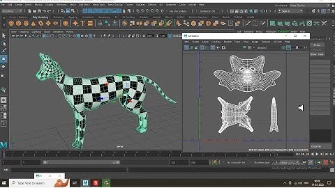 Maya Tutorials, Learn Unwrapping an Animal Model from Scratch in Maya ( Part 3)