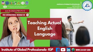 Teaching Actual English Language