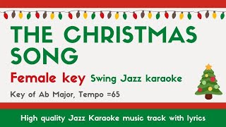 The Christmas song (Jazz ver.) female singers [Sing along JAZZ KARAOKE] Holiday song