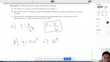 Video Notes: PreCalc - Unit 11 Lesson 1 -- Power Functions and Proportionality (Example 2)