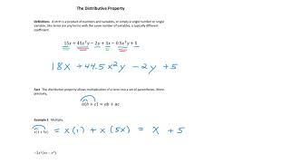 Intermediate Algebra Lesson 4