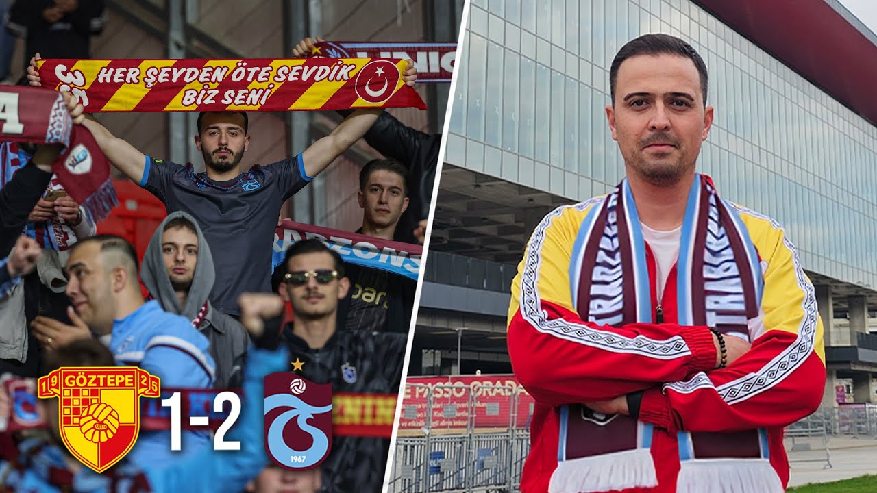 İZMİR'DE KAZANAN TRABZONSPOR OLDU ! Göztepe 1- 2 Trabzonspor Stad Vlog