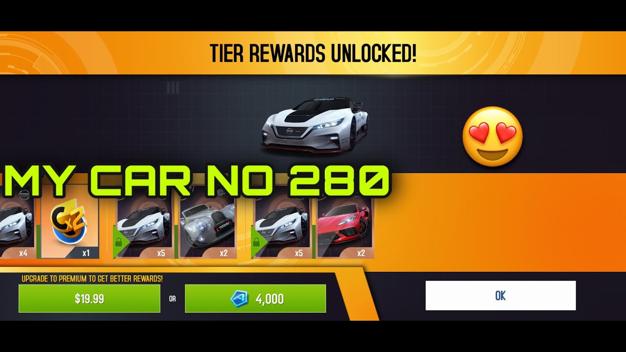 Asphalt 8 Unlock Nissan Leaf Nismo Rc My Car No 280 Youtube