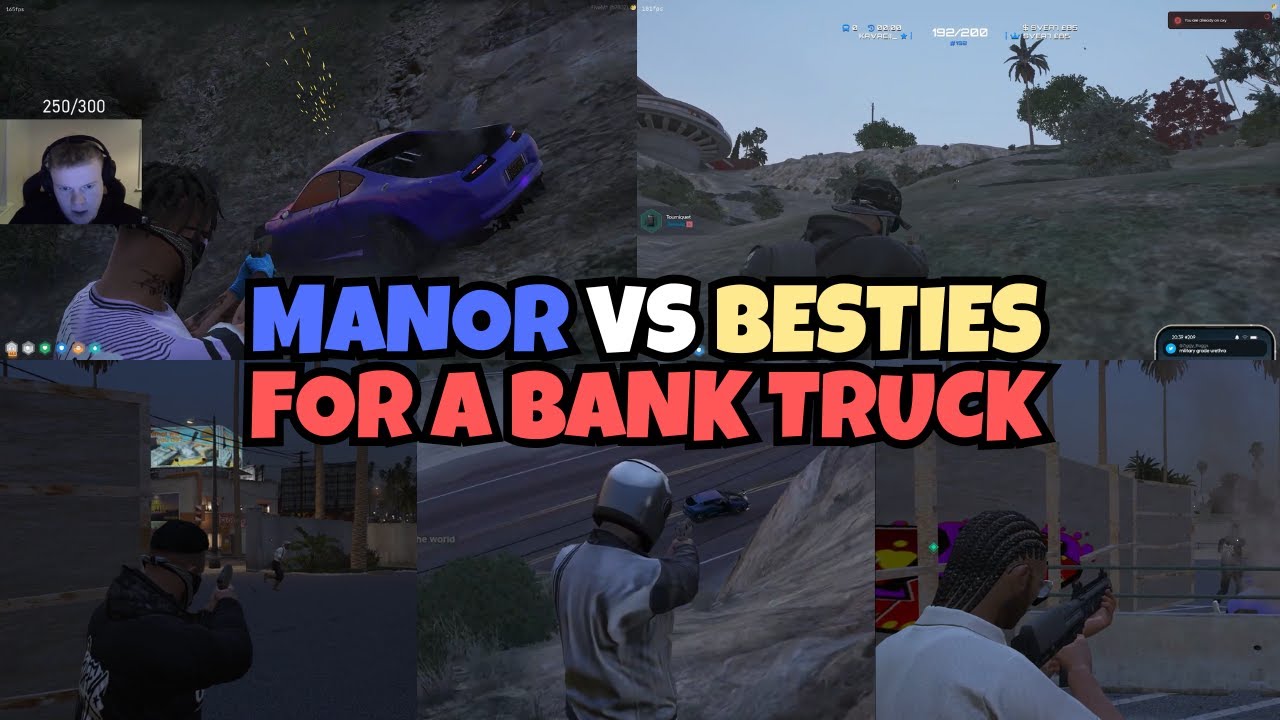 Besties Contest Manor's Bank Truck At the Tommy T Mansion | NOPIXEL 4.0 GTA RP