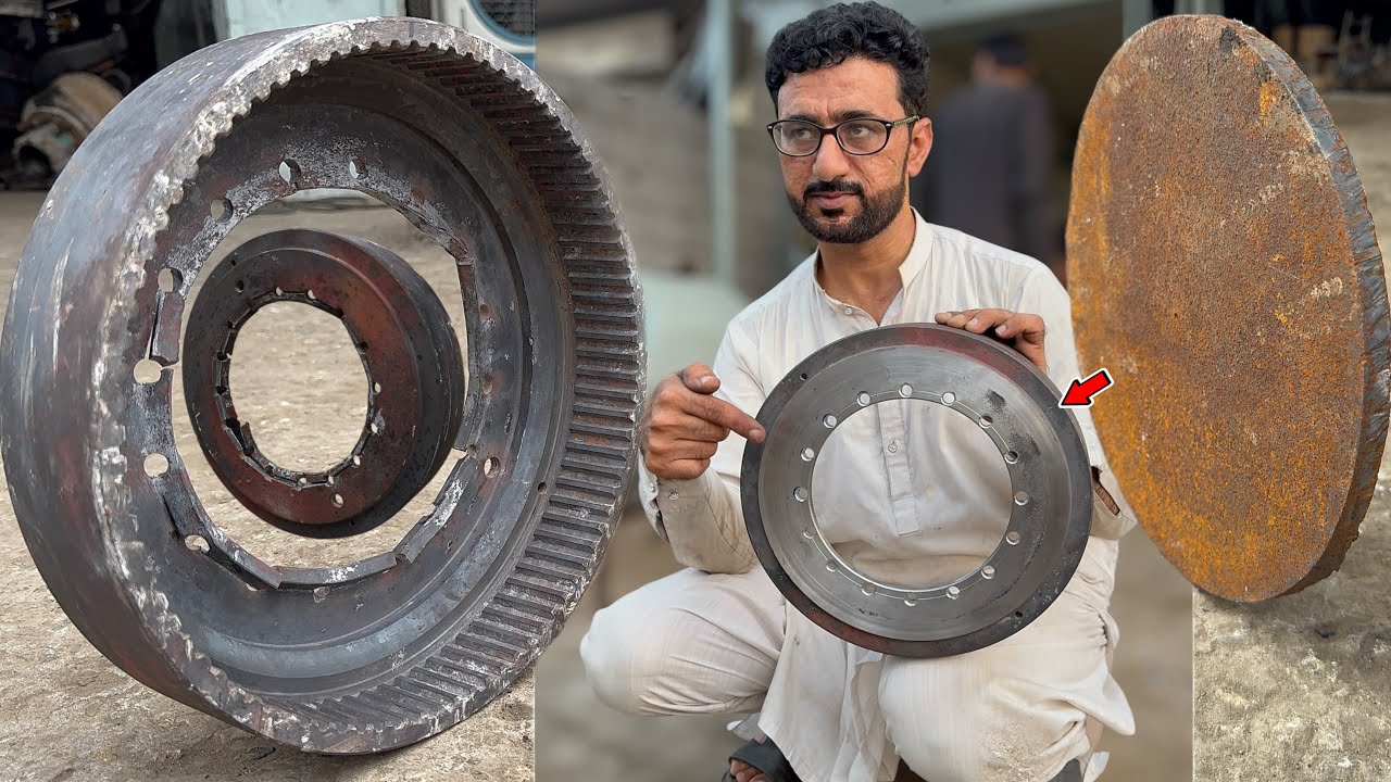  From Rust and Ruin to Perfect Precision: The Incredible Restoration of This Gear Ring!